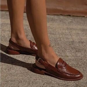 Dolce Vita Hardi Chestnut Leather Loafers